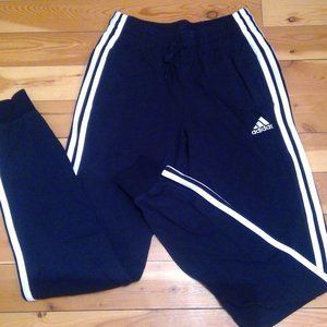 Adidas XS 3-Stripes Sweatpants in Navy Blue